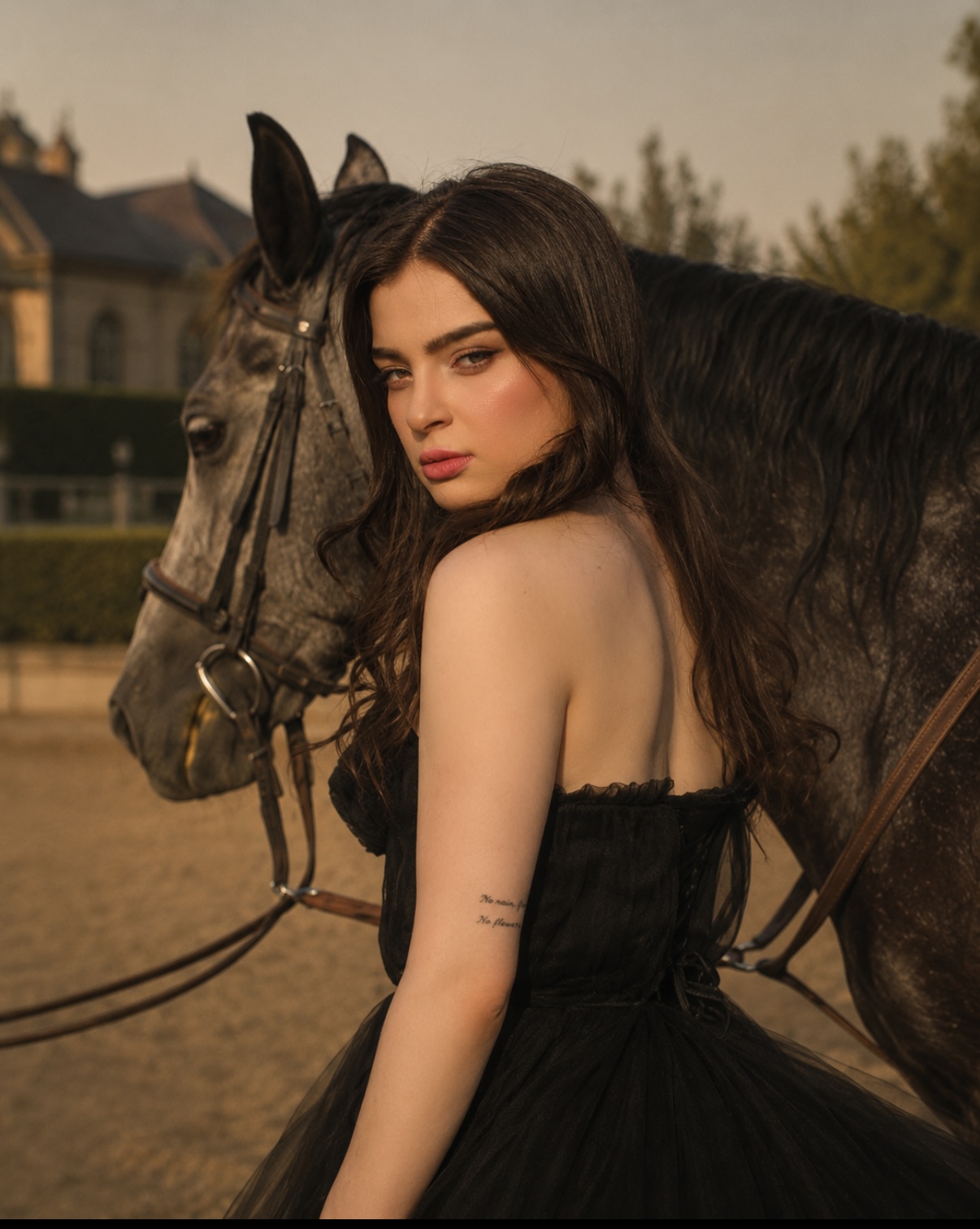 Noir Tulle